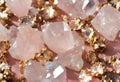 Expensive gemstones, diamonds, and gold ore in natural form.AI Generated Royalty Free Stock Photo